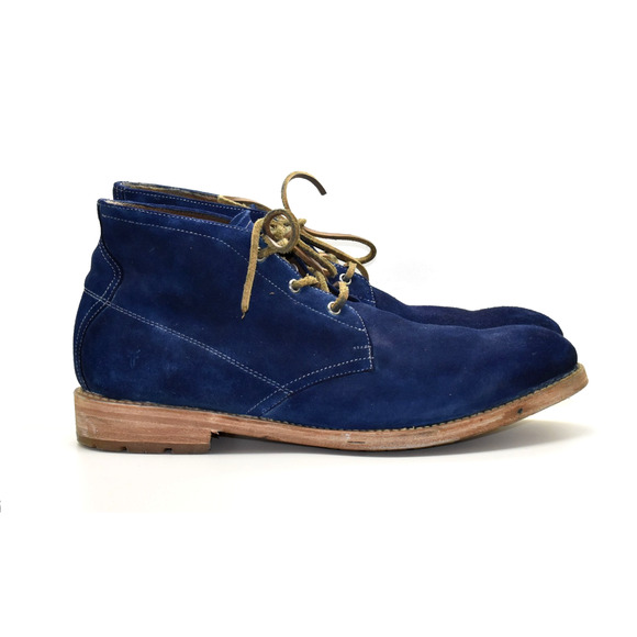 C0 Auth FRYE Bowery Chukka Suede Fog Boots FR40428-FOG Size 13D